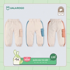 Quần nỉ chéo túi hộp Uala Rogo 3649