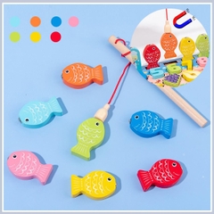 Bộ đồ chơi gỗ câu cá logic