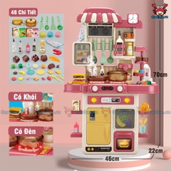 Bộ đồ chơi nấu bếp 48 chi tiết có khói