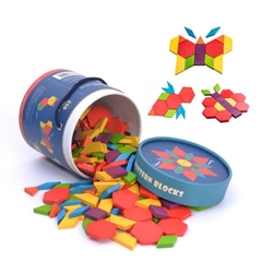 Bộ gỗ 250 chi tiết Mideer Pattern Blocks (3 tuổi+)
