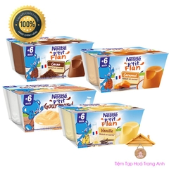 Flan Nestle cho bé 6m