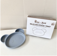 Khay ăn dặm chia ngăn silicon đế hít Bar-Rot