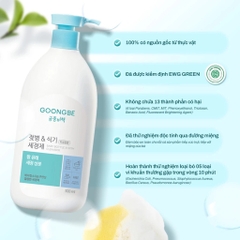 Nước Rửa Bình Sữa và Trái Cây Khử Mùi Kháng Khuẩn GOONGBE 500ml