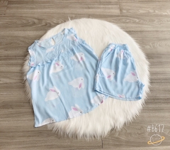 Bộ lanh quần đùi size 54-60kg