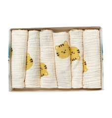 Set 6 khăn sữa nhăn 2 lớp Mipbi