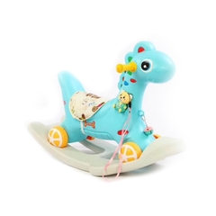 Ngựa bập bênh chòi chân 2 trong 1