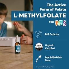Siro Organic Kids Methylfolate 5-MTHF B12 30ml (1-18 tuổi)
