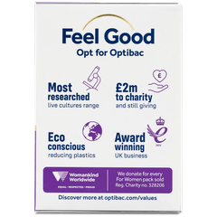 Men vi sinh phụ nữ Optibac Intimate Flora For Women