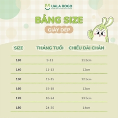 Dép tập đi hình máy bay nâu Uala rogo