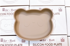 Đĩa ăn dặm silicon đế hít Bar-Rot