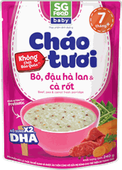 Cháo tươi baby SG Food