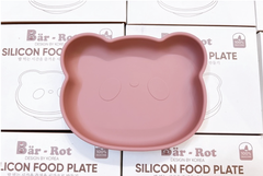 Đĩa ăn dặm silicon đế hít Bar-Rot