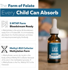 Siro Organic Kids Methylfolate 5-MTHF B12 30ml (1-18 tuổi)