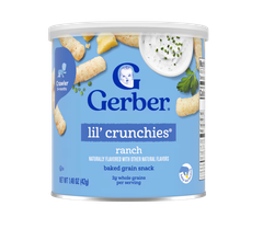 Bánh ăn dặm Gerber Lil’ Crunchies 8 tháng+