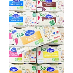 Sữa chua Bio Baby Auchan Pháp
