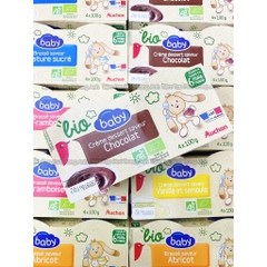 Sữa chua Bio Baby Auchan Pháp