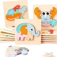 Tranh Ghép Hình Nổi 3D Bằng Gỗ