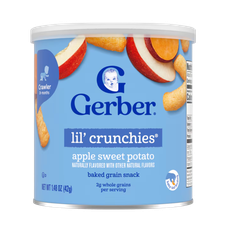 Bánh ăn dặm Gerber Lil’ Crunchies 8 tháng+