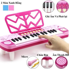 Đồ Chơi Đàn Piano Có Đèn Nhạc Và Micro Chuẩn Âm