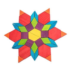 Bộ gỗ 250 chi tiết Mideer Pattern Blocks (3 tuổi+)