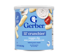 Bánh ăn dặm Gerber Lil’ Crunchies 8 tháng+