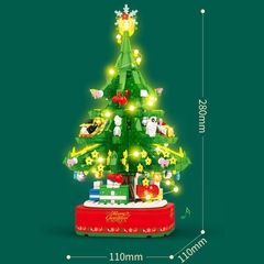 Bộ ghép hình cây thông có nhạc Sembo 601097 Christmas