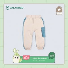 Quần nỉ chéo túi hộp Uala Rogo 3649