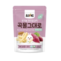 Bánh gạo que hữu cơ Alvins cho bé