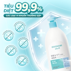 Nước Rửa Bình Sữa và Trái Cây Khử Mùi Kháng Khuẩn GOONGBE 500ml