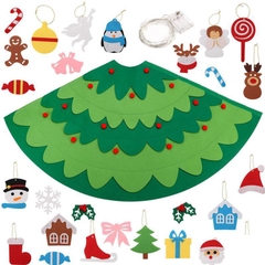 Cây thông 3D kèm đèn nháy