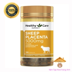 Nhau thai cừu Sheep Placenta Healthy Care 5000mg 100 viên