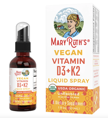 Vitamin D3K2 hữu cơ dạng xịt Mary Ruth's (6 tháng+)
