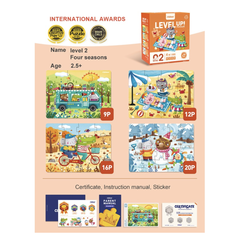 Bộ ghép hình cao cấp Level Up Mideer