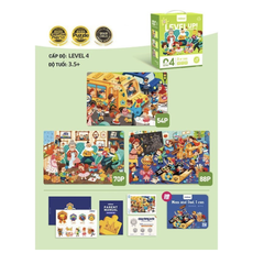 Bộ ghép hình cao cấp Level Up Mideer