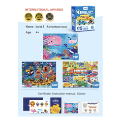 Bộ ghép hình cao cấp Level Up Mideer