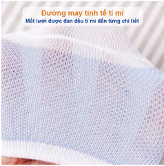 Set 5 đôi tất lưới hình thú cổ thấp