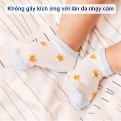Set 5 đôi tất lưới hình thú cổ thấp