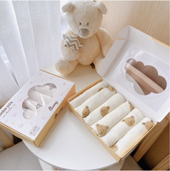 Set 6 khăn sữa nhăn BUNNY