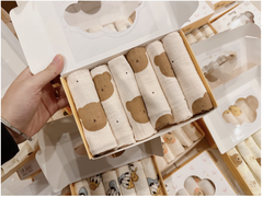 Set 6 khăn sữa nhăn BUNNY