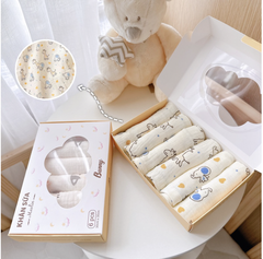 Set 6 khăn sữa nhăn BUNNY