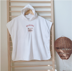 Áo choàng tắm Monona thêu họa tiết