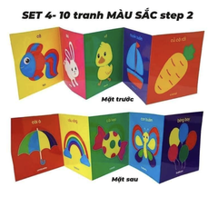 Bộ thẻ kích thích thị giác cho bé