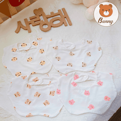 Yếm hoa muslin Bunny