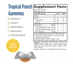 Kẹo dẻo DHA Nordic Naturals (3 tuổi+)