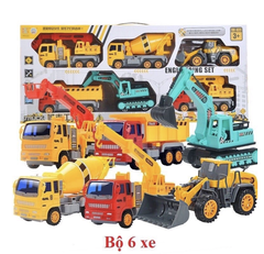 Bộ đồ chơi 6 xe công trình