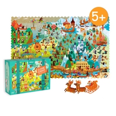 Bộ vali ghép hình châu lục Mideer (5 tuổi+)