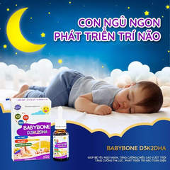 Vitamin D3K2DHA 20ml Babybone (0 tháng+)