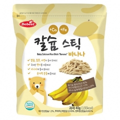 Bánh gạo que Bebest bổ sung canxi và sắt