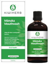 Nước súc miệng thảo dược Kiwiherb Manuka Mouthwash