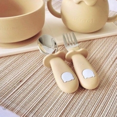 Set thìa dĩa gấu Bar-Rot kèm hộp đựng